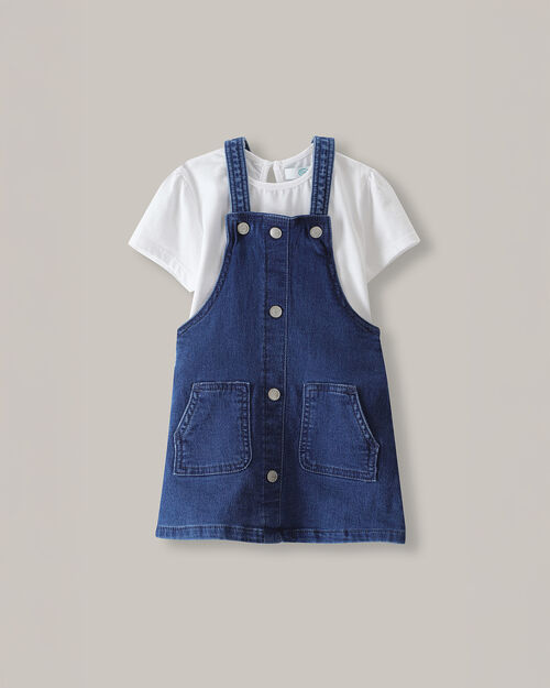 Conjunto De Playera Y Overol Falda